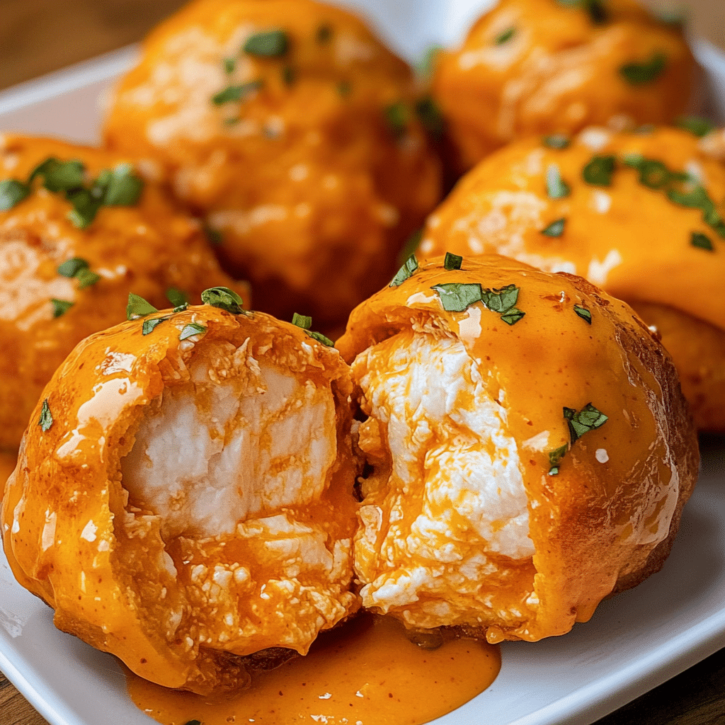 Buffalo Chicken Bombs
