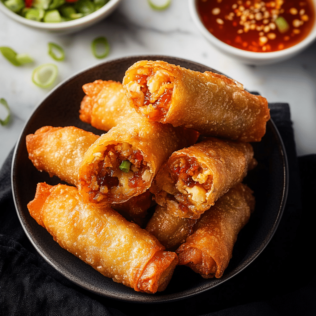 Crispy Easy Chinese Egg Rolls Recipe