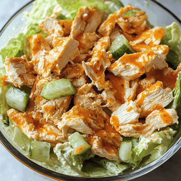 Flavorful High Protein Buffalo Chicken Salad Recipe