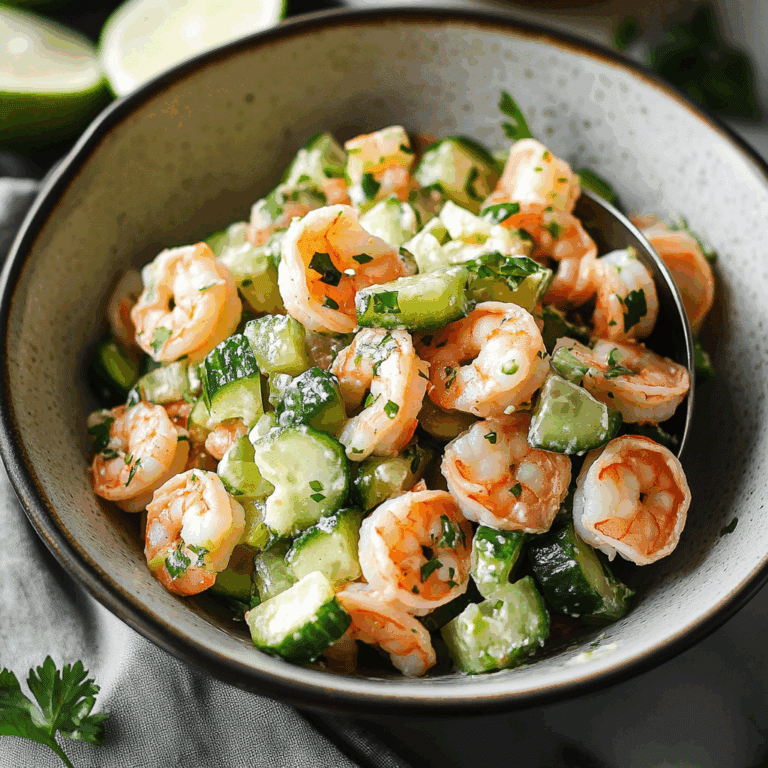 Fresh Cucumber Shrimp Salad Recipe