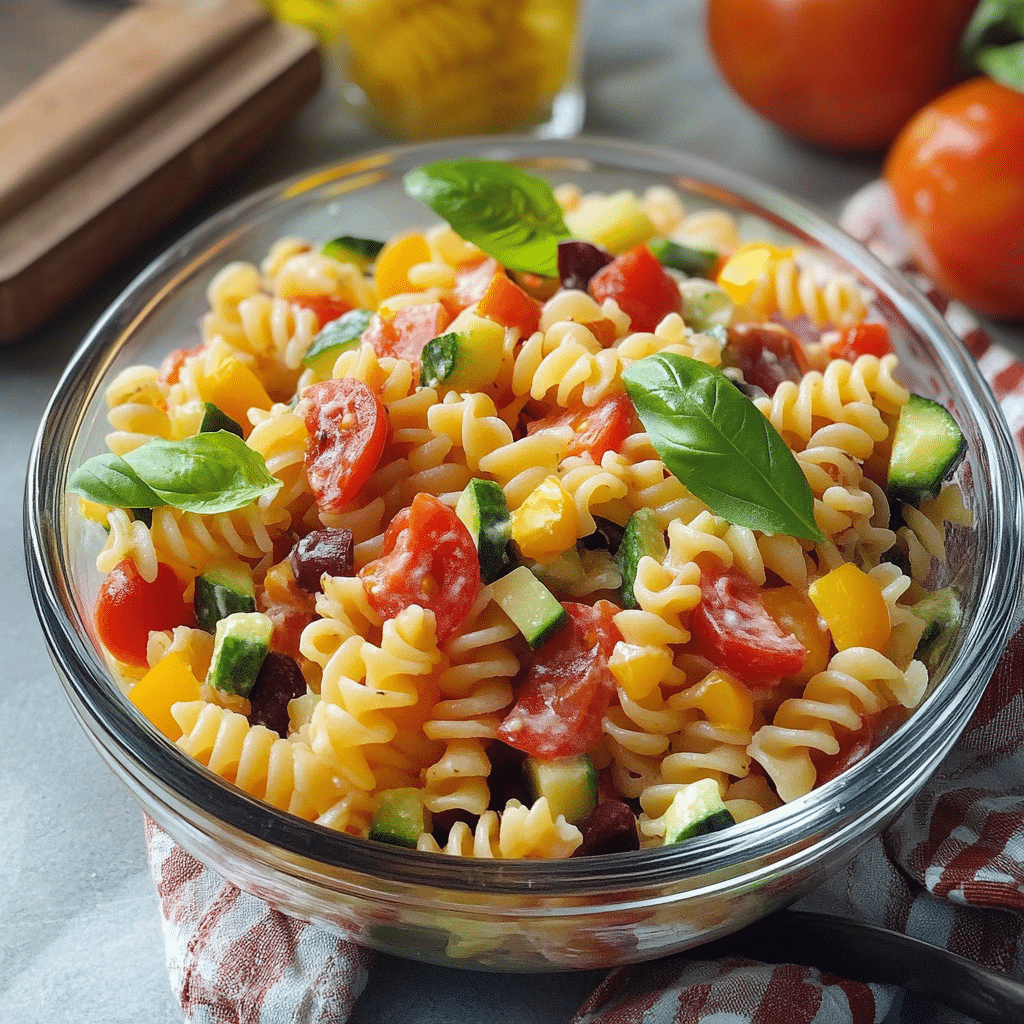 High-Protein Italian Pasta Salad Recipe