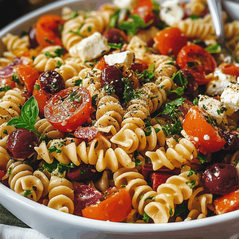 Quick Pasta Salad with Italian Dressing Recipe