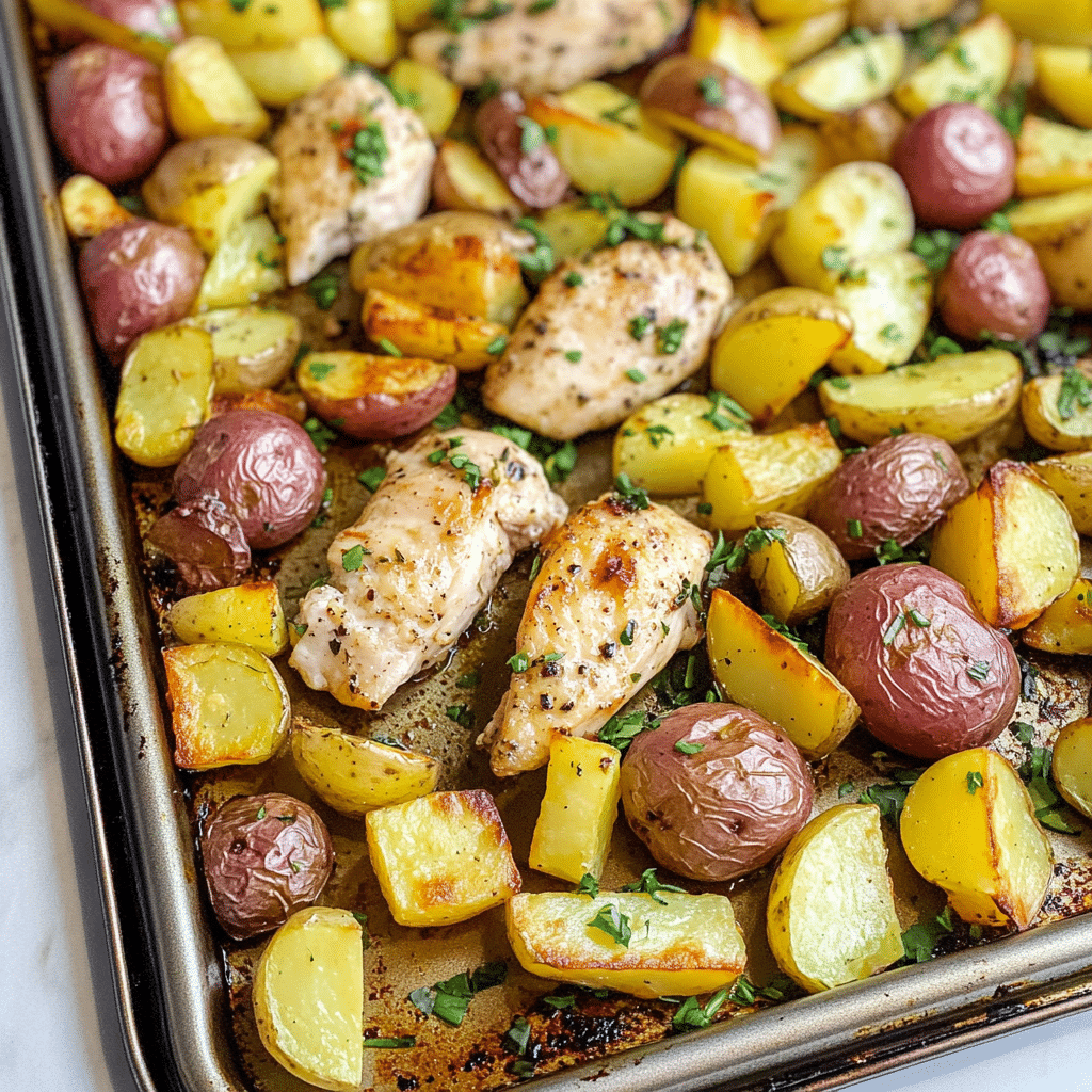 Sheet Pan Chicken and Potatoes