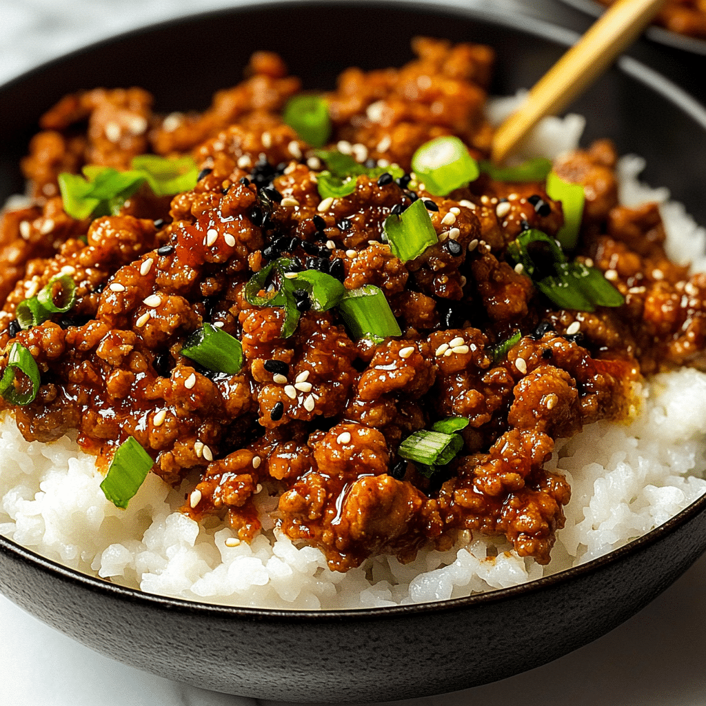 Spicy Korean-Style Ground Turkey Recipe