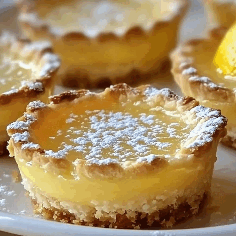 Baby Lemon Impossible Pies