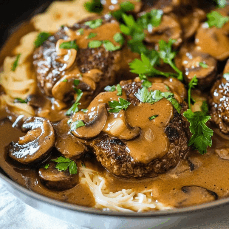 Bobby Flay Salisbury Steak