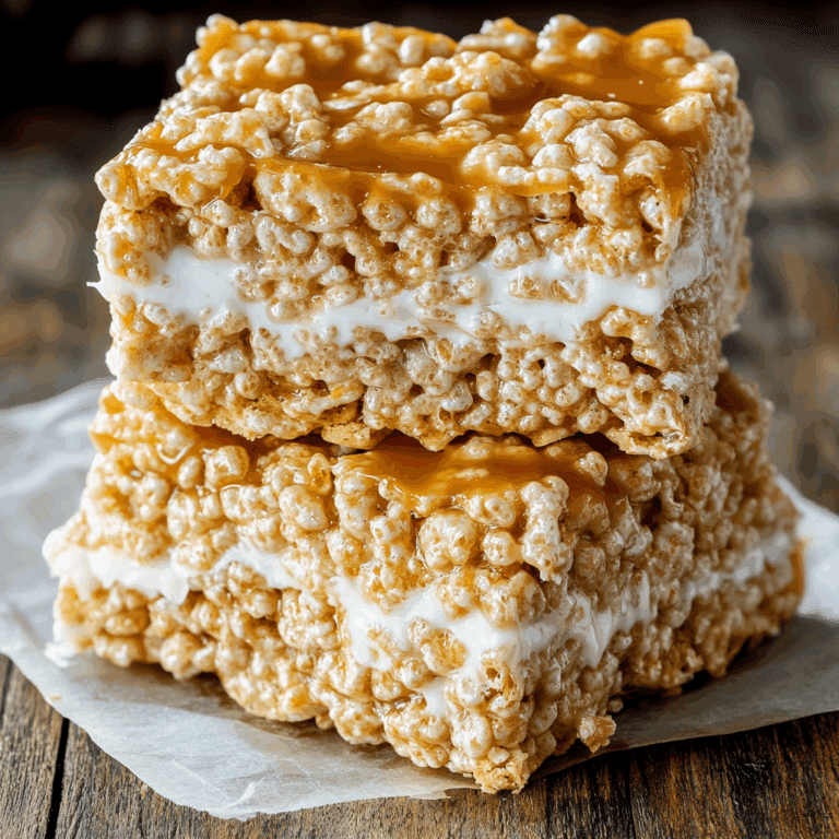 Brown Butter Dulce de Leche Rice Krispie Treats