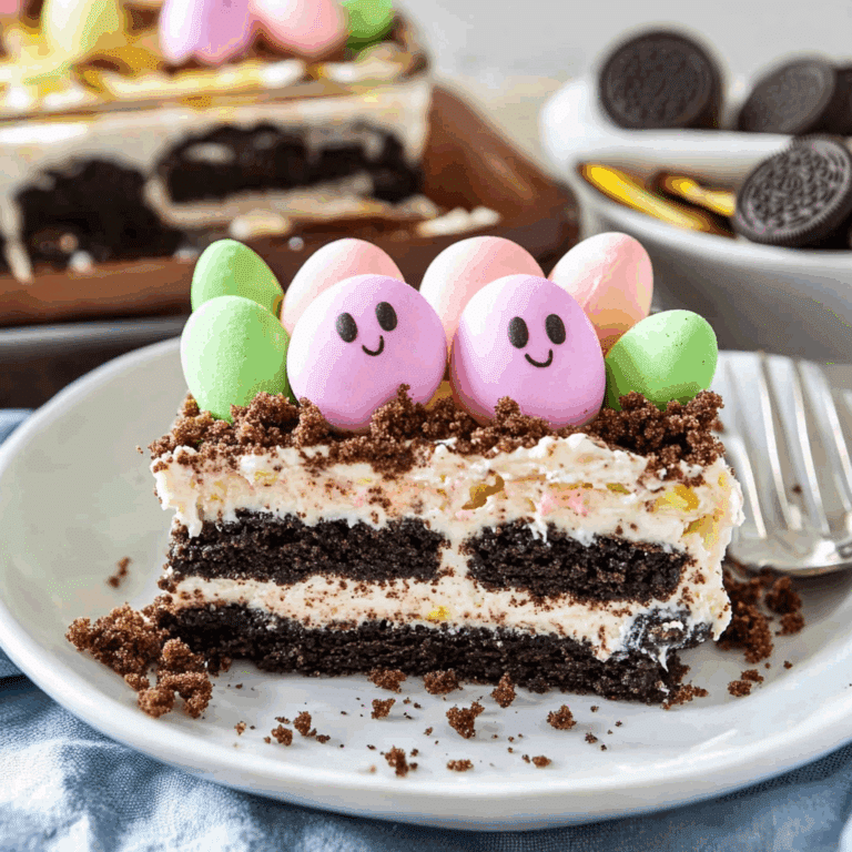 Easter Oreo Cookie Casserole