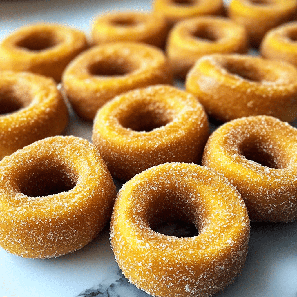 Peanut Butter & Pumpkin Pup Donuts