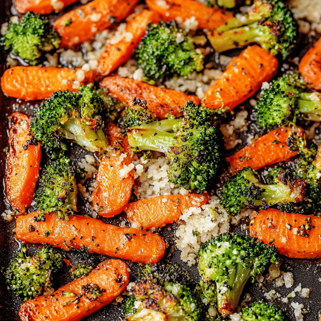 Roasted Broccoli and Carrots