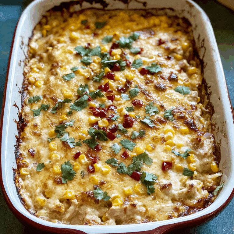 Street Corn Chicken Casserole
