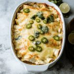 White Chicken Enchilada Casserole