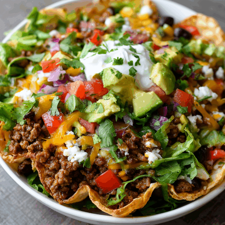 Beef Taco Bowls