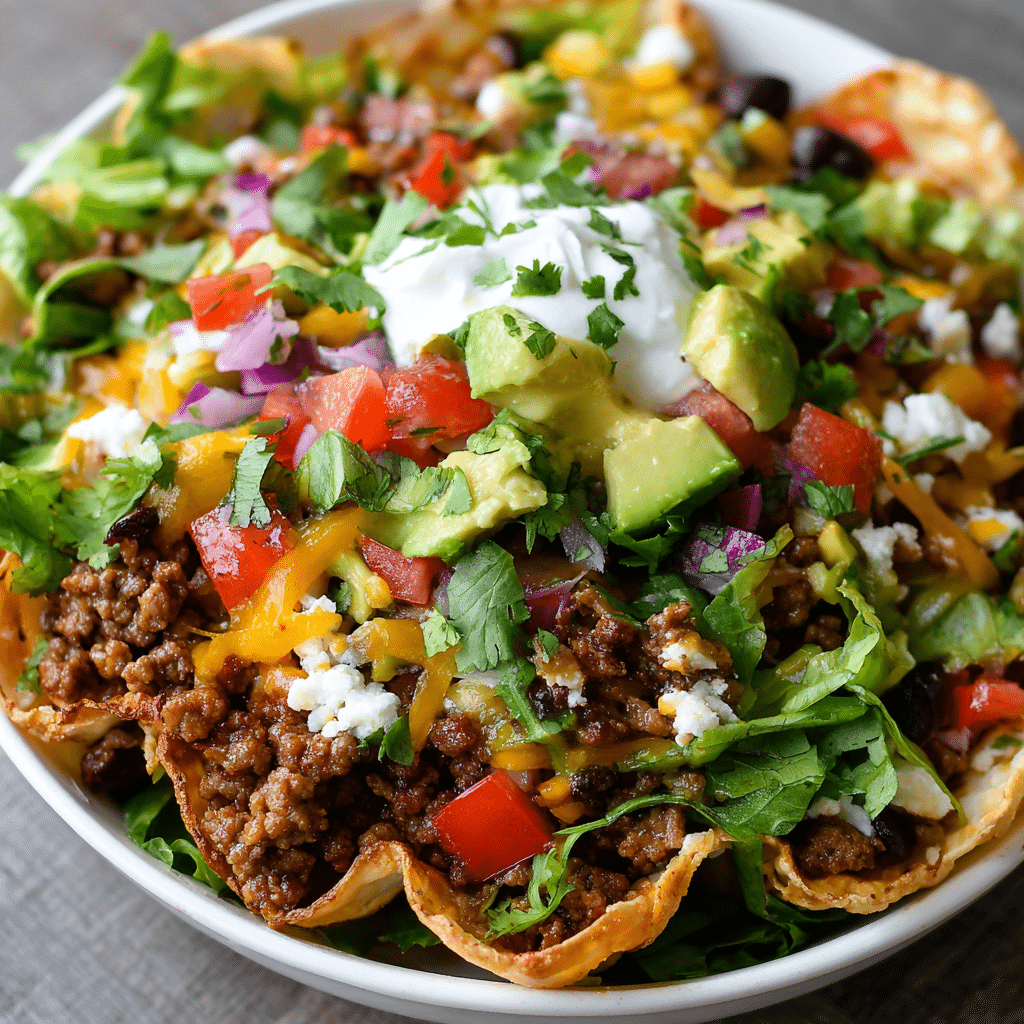 Beef Taco Bowls