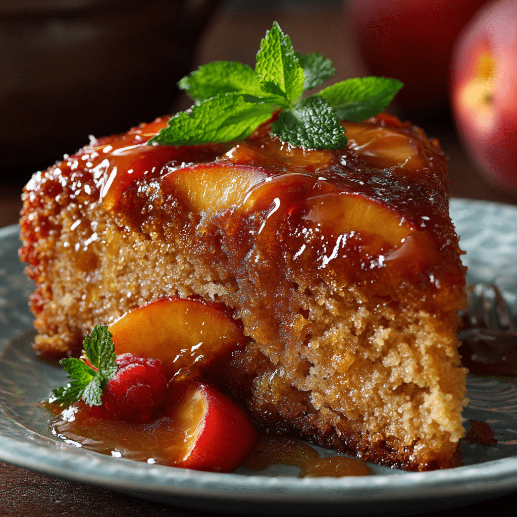 Brown Sugar Peach Cake