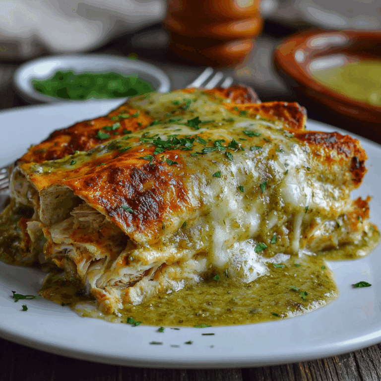 Chicken Enchiladas with Green Sauce