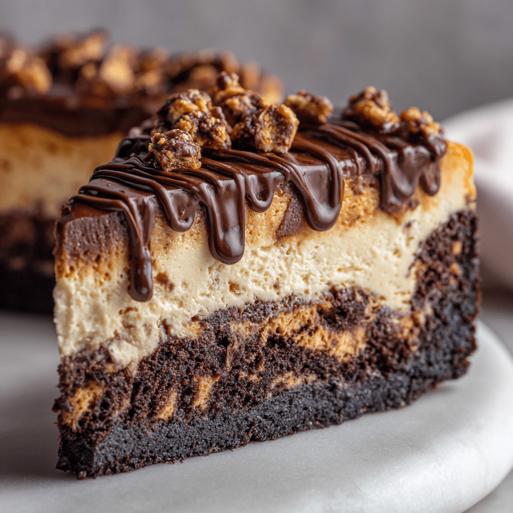 Cosmic Brownie Cheesecake