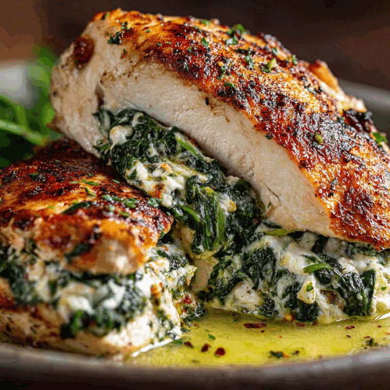 Goat Cheese & Spinach Stuffed Chicken