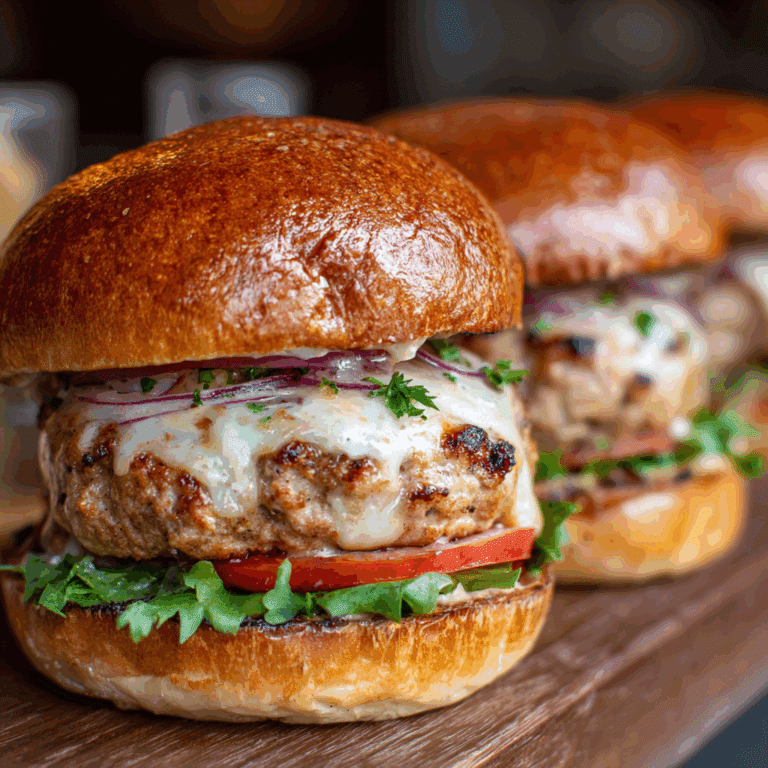 Ground Chicken Burgers