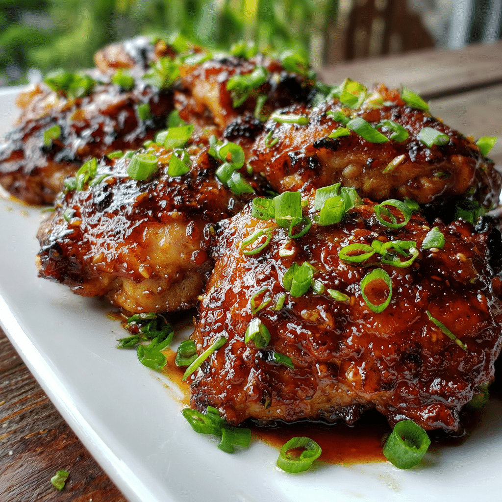 Hawaiian Shoyu Chicken Thighs