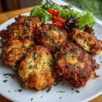 Herb & Cheese Chicken Fritters