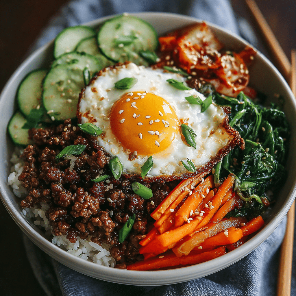 Korean Ground Beef Bowls