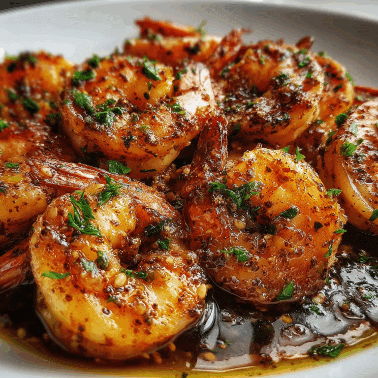 Peppery Garlic Shrimp