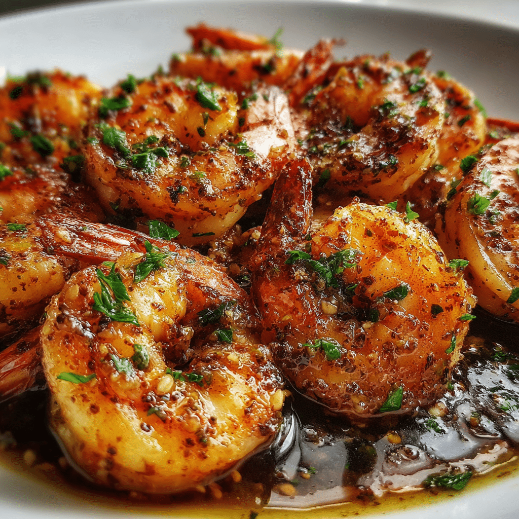 Peppery Garlic Shrimp
