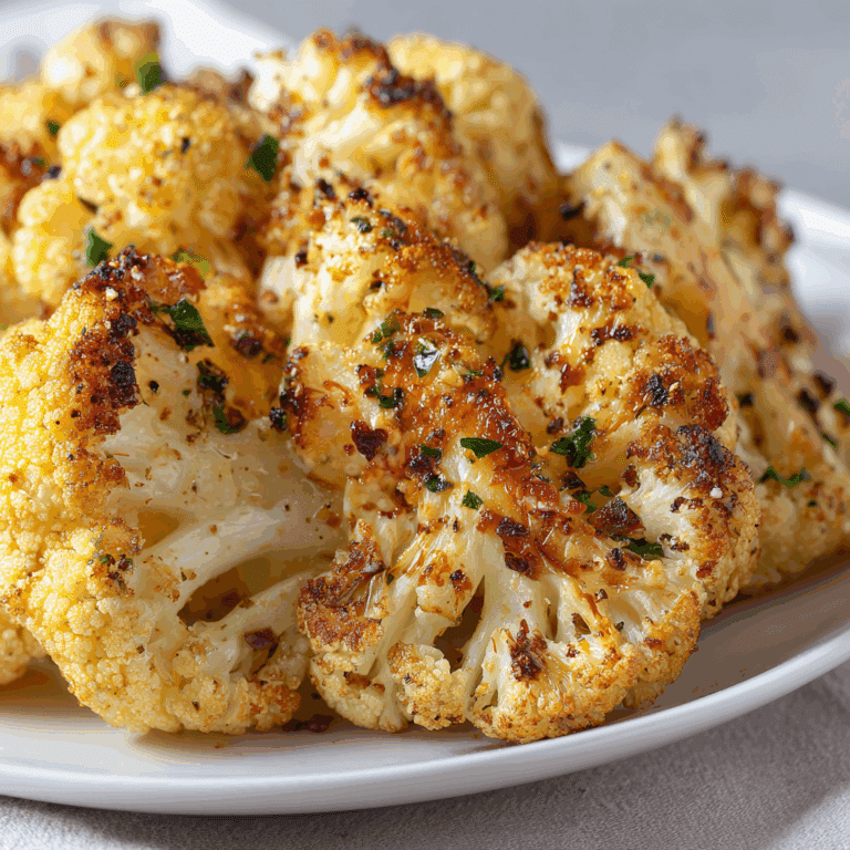 Roasted Cauliflower with Spices
