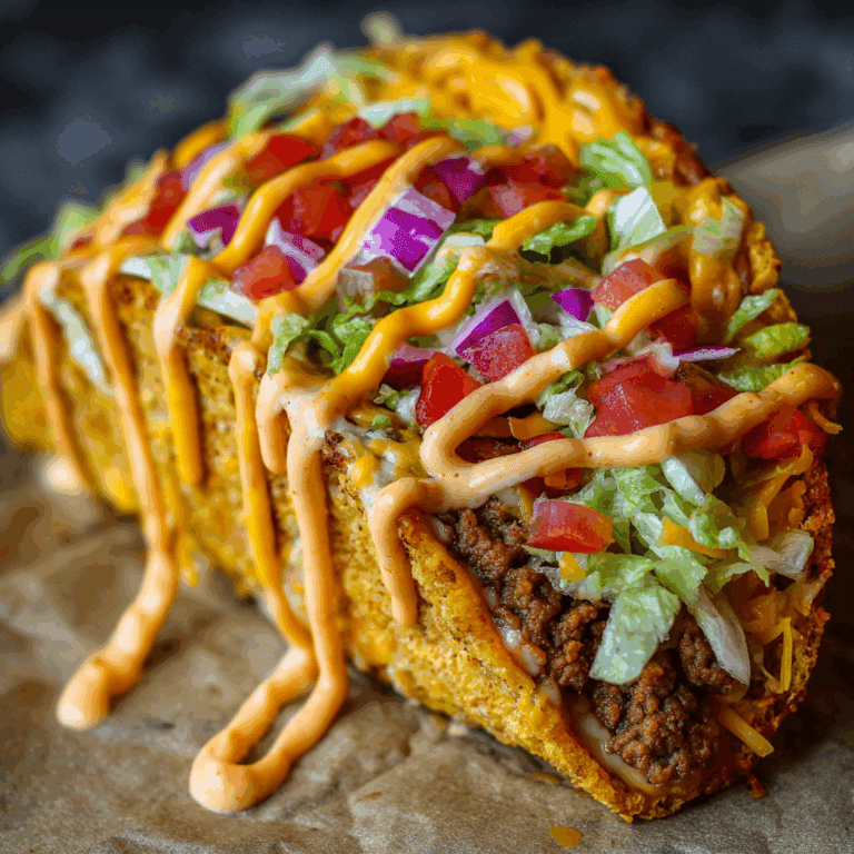 Smash Burger Tacos with Special Sauce