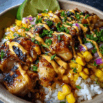 Street Corn Chicken Rice Bowls