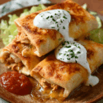 Baked Chicken Chimichangas