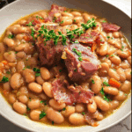 Beans Cooked with Ham Hock