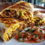 Breakfast Burritos with Salsa