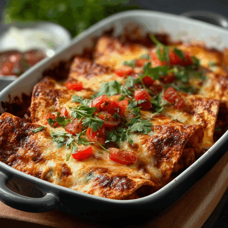 Cheesy Chicken Enchiladas