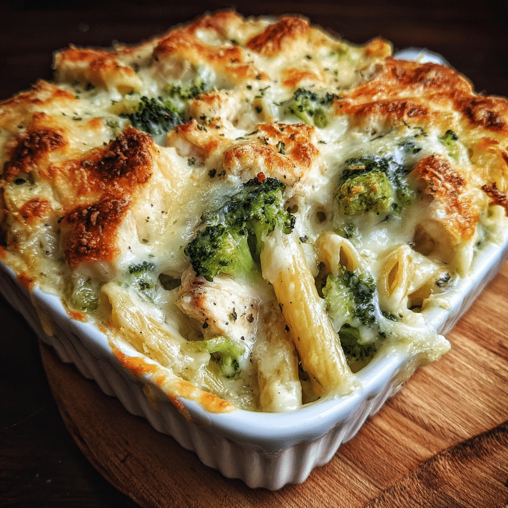 Chicken Broccoli Alfredo Bake