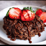 Chocolate Protein Baked Oats
