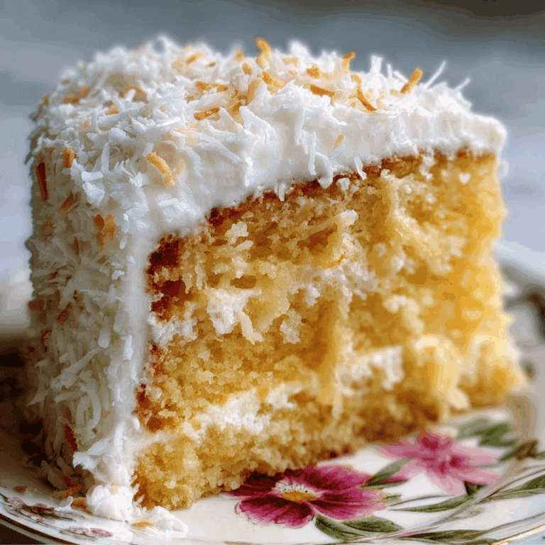 Coconut Cake with 7-Minute Frosting