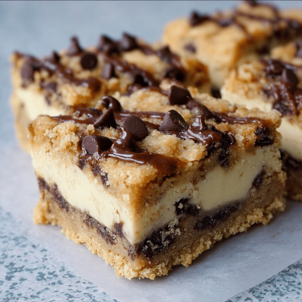 Cookie Dough Cheesecake Bars