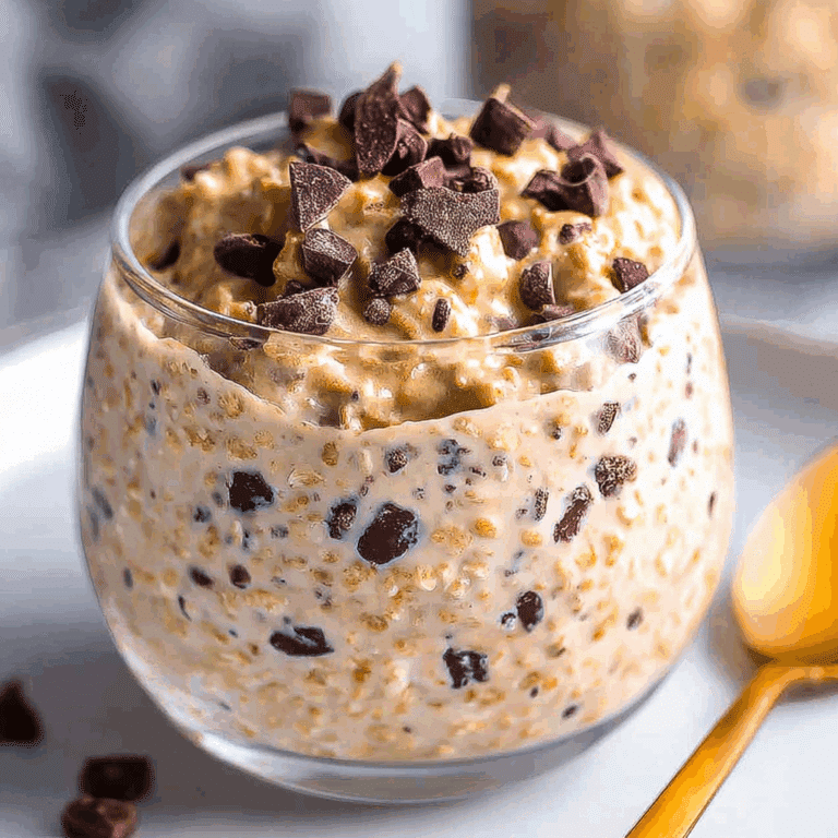 Cookie Dough Overnight Oats