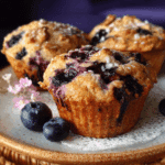 Cottage Cheese Blueberry Muffins
