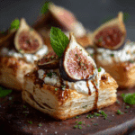 Fig and Goat Cheese Puff Pastry
