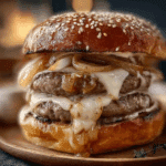French Onion Soup Burgers