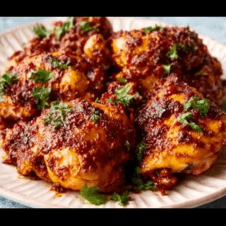 Harissa Honey Chicken Thighs