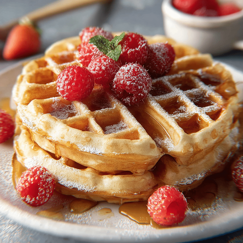High Protein Waffles