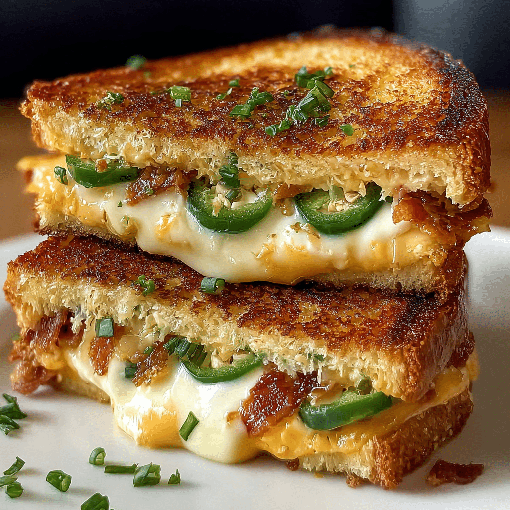 Jalapeño Popper Grilled Cheese