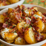 Loaded Bacon & Roasted Garlic Potatoes