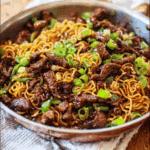 Mongolian Beef Noodles