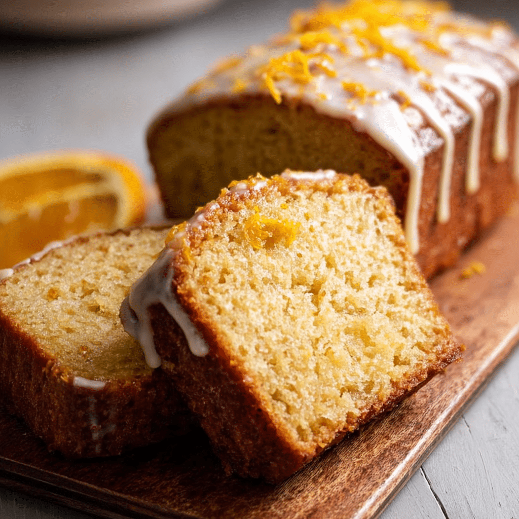 Orange Ginger Honey Loaf Cakes