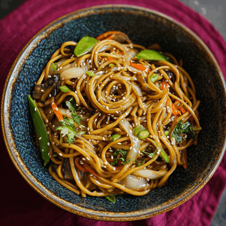 Teriyaki Noodles with Veggies